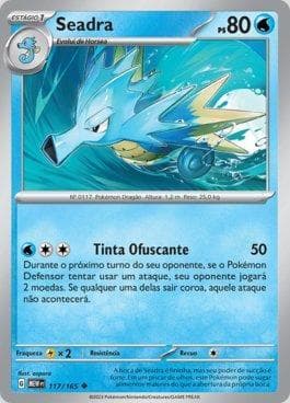 Carta Seadra (117/165) do set 151 — Pokémon TCG | Bynx