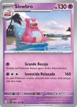 Carta Slowbro (080/165) do set 151 — Pokémon TCG | Bynx