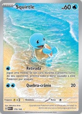 Carta Squirtle (170/165) do set 151 — Pokémon TCG | Bynx