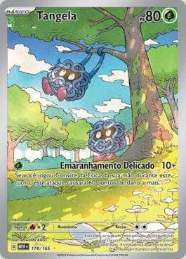Carta Tangela (178/165) do set 151 — Pokémon TCG | Bynx