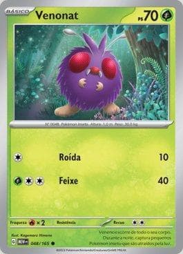 Carta Venonat (048/165) do set 151 — Pokémon TCG | Bynx