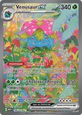Carta Venusaur ex (198/165) do set 151 — Pokémon TCG | Bynx