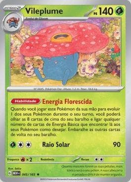 Carta Vileplume (045/165) do set 151 — Pokémon TCG | Bynx