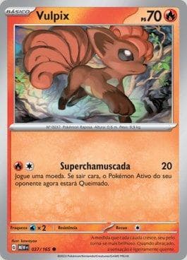 Carta Vulpix (037/165) do set 151 — Pokémon TCG | Bynx
