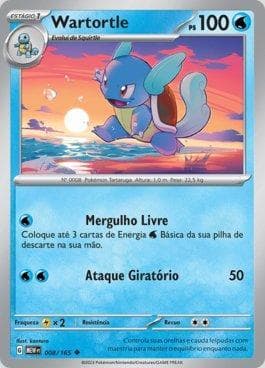 Carta Wartortle (008/165) do set 151 — Pokémon TCG | Bynx