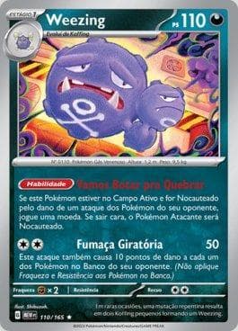 Carta Weezing (110/165) do set 151 — Pokémon TCG | Bynx