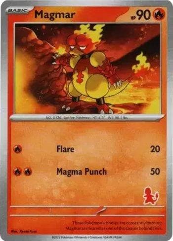Carta Magmar (008/012) do set Liga BR — MFBC — Pokémon TCG | Bynx
