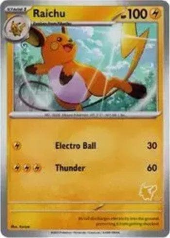 Carta Raichu (003/012) do set Liga BR — MFBP — Pokémon TCG | Bynx