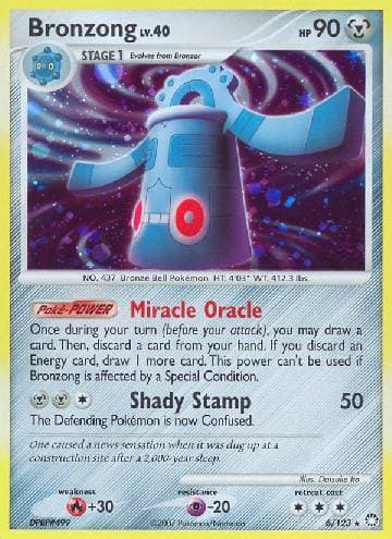 Carta Bronzong (6/123) do set Tesouros Misteriosos — Pokémon TCG | Bynx