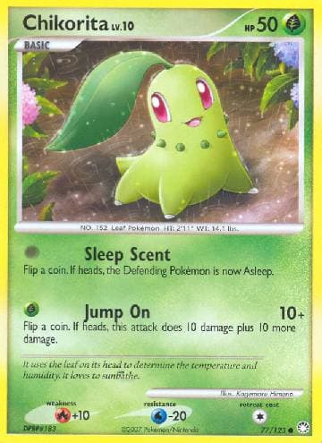 Chikorita (77/123) — Tesouros Misteriosos