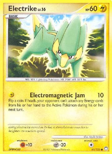 Carta Electrike (81/123) do set Tesouros Misteriosos — Pokémon TCG | Bynx