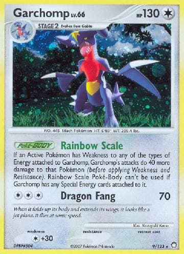 Garchomp (9/123) — Tesouros Misteriosos
