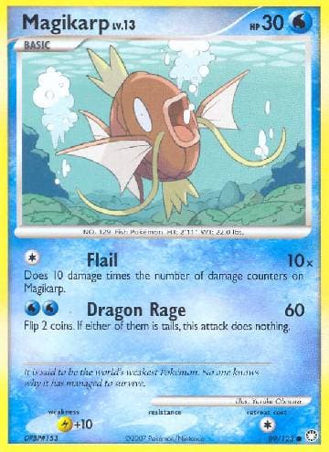 Carta Magikarp (89/123) do set Tesouros Misteriosos — Pokémon TCG | Bynx