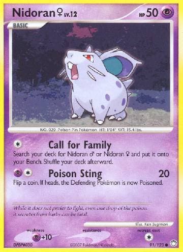 Nidoran Female (91/123) — Tesouros Misteriosos
