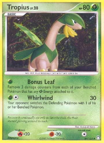 Tropius (64/123) — Tesouros Misteriosos