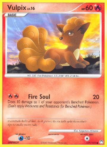 Vulpix (107/123) — Tesouros Misteriosos
