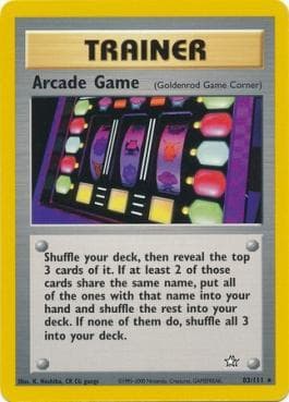 Carta Arcade Game (83/111) do set Neo Genesis — Pokémon TCG | Bynx