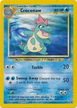Carta Croconaw (32/111) do set Neo Genesis — Pokémon TCG | Bynx