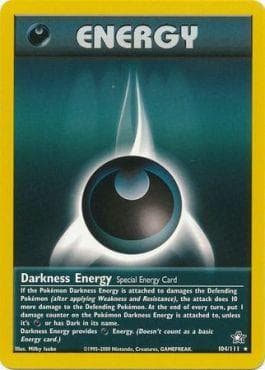Carta Darkness Energy (104/111) do set Neo Genesis — Pokémon TCG | Bynx
