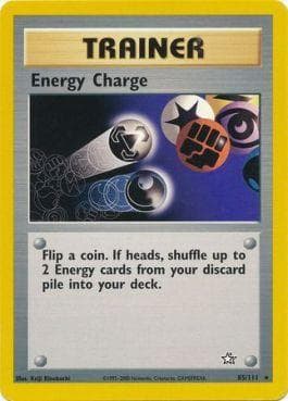 Carta Energy Charge (85/111) do set Neo Genesis — Pokémon TCG | Bynx