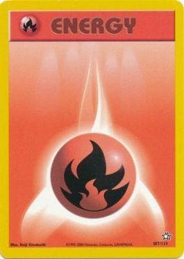 Carta Fire Energy (107/111) do set Neo Genesis — Pokémon TCG | Bynx