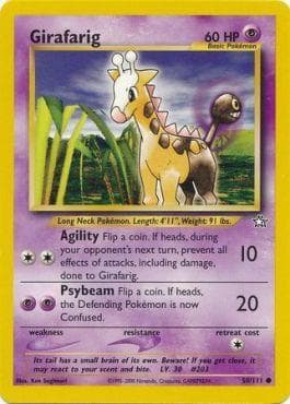 Carta Girafarig (58/111) do set Neo Genesis — Pokémon TCG | Bynx