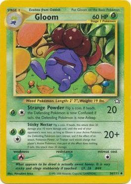 Carta Gloom (36/111) do set Neo Genesis — Pokémon TCG | Bynx