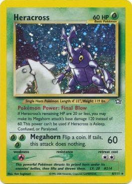 Carta Heracross (6/111) do set Neo Genesis — Pokémon TCG | Bynx