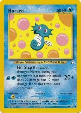 Carta Horsea (62/111) do set Neo Genesis — Pokémon TCG | Bynx
