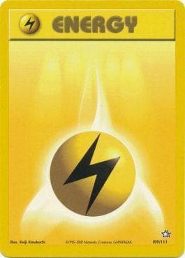 Carta Lightning Energy (109/111) do set Neo Genesis — Pokémon TCG | Bynx