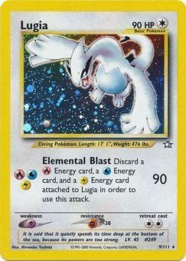 Carta Lugia (9/111) do set Neo Genesis — Pokémon TCG | Bynx