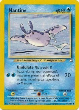 Carta Mantine (64/111) do set Neo Genesis — Pokémon TCG | Bynx