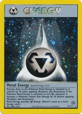 Carta Metal Energy (19/111) do set Neo Genesis — Pokémon TCG | Bynx
