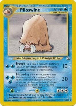 Carta Piloswine (44/111) do set Neo Genesis — Pokémon TCG | Bynx