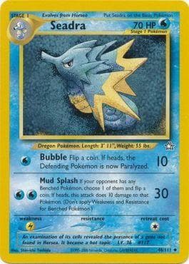 Carta Seadra (48/111) do set Neo Genesis — Pokémon TCG | Bynx