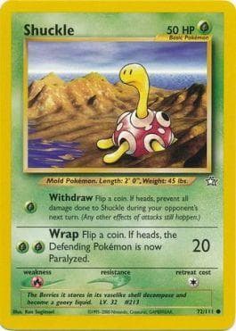 Carta Shuckle (72/111) do set Neo Genesis — Pokémon TCG | Bynx