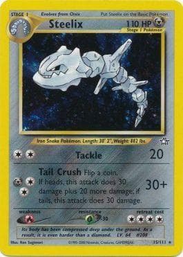 Carta Steelix (15/111) do set Neo Genesis — Pokémon TCG | Bynx