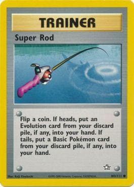 Carta Super Rod (103/111) do set Neo Genesis — Pokémon TCG | Bynx