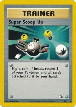 Carta Super Scoop Up (98/111) do set Neo Genesis — Pokémon TCG | Bynx