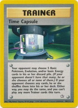 Carta Time Capsule (90/111) do set Neo Genesis — Pokémon TCG | Bynx