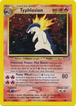 Carta Typhlosion (18/111) do set Neo Genesis — Pokémon TCG | Bynx