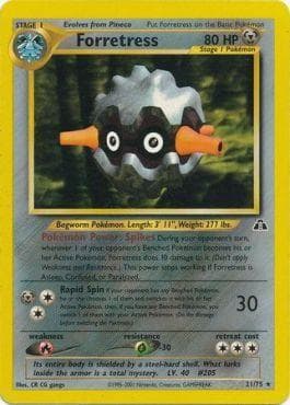 Carta Forretress (21/75) do set Neo Discovery — Pokémon TCG | Bynx