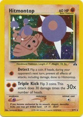 Carta Hitmontop (3/75) do set Neo Discovery — Pokémon TCG | Bynx