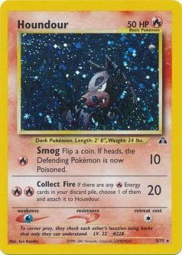 Carta Houndour (5/75) do set Neo Discovery — Pokémon TCG | Bynx