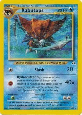 Carta Kabutops (25/75) do set Neo Discovery — Pokémon TCG | Bynx