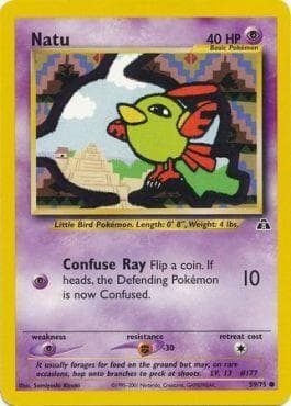 Carta Natu (59/75) do set Neo Discovery — Pokémon TCG | Bynx