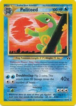 Politoed (27/75) — Neo Discovery