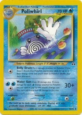Carta Poliwhirl (44/75) do set Neo Discovery — Pokémon TCG | Bynx