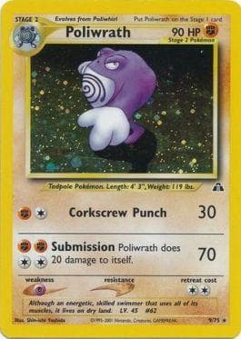 Carta Poliwrath (9/75) do set Neo Discovery — Pokémon TCG | Bynx