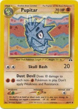Carta Pupitar (45/75) do set Neo Discovery — Pokémon TCG | Bynx